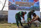 Sambut HUT TNI Ke-81, Kodim 0814/Jombang Gelar Karya Bakti Tanam Pohon Bersama Masyarakat di Desa Denanyar